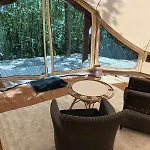 Glamping Tent In De Rust, Met Zwembad, Badkamer En Keuken Lacapelle-Pinet