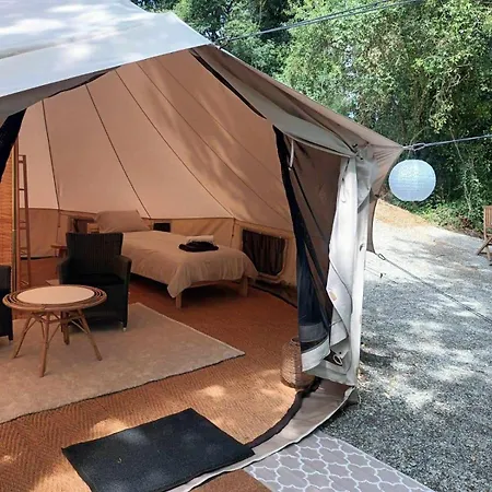 Glamping Tent In De Rust, Met Zwembad, Badkamer En Keuken * Lacapelle-Pinet