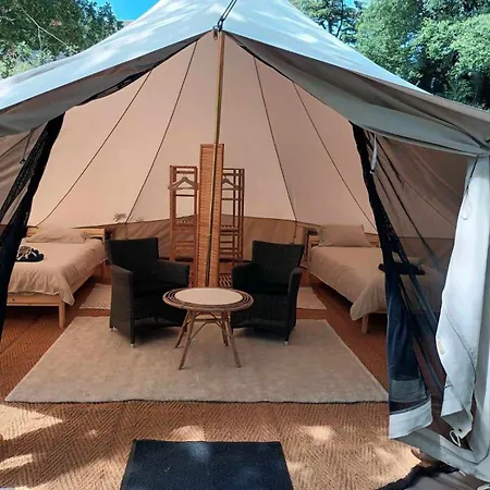 Luxussátor Glamping Tent In De Rust, Met Zwembad, Badkamer En Keuken Lacapelle-Pinet