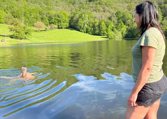 ラグジュアリーテント Glamping Tent In De Rust, Met Zwembad, Badkamer En Keuken Lacapelle-Pinet